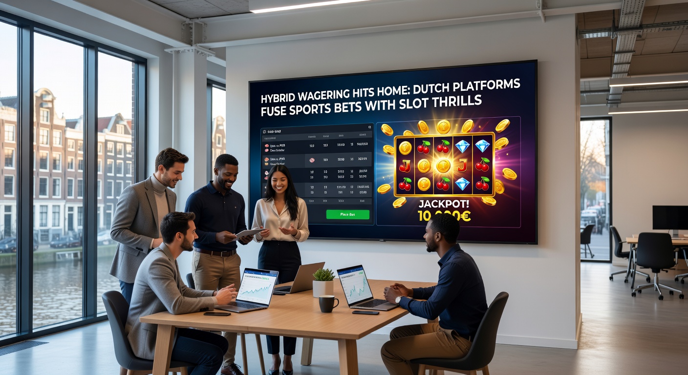 Grafiek met groeicijfers van hybride gokken in Nederland, tonen stijgende lijnen voor sport- en slotgebruikers in 2026