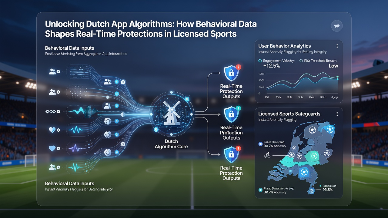 Diagram van realtime beschermingsalgoritmen op Nederlandse gokplatforms